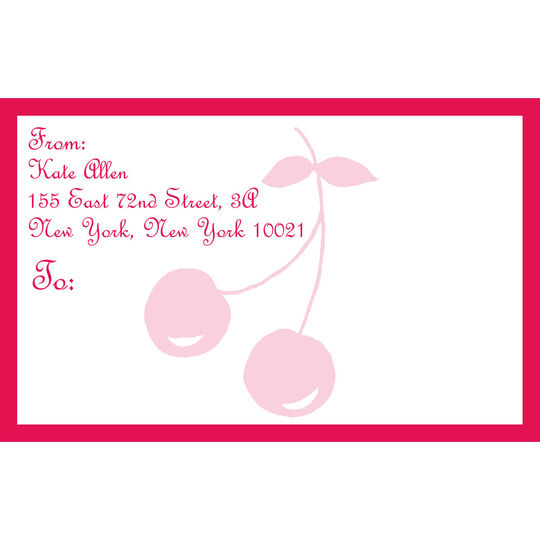 Cherries Large Mailing Labels